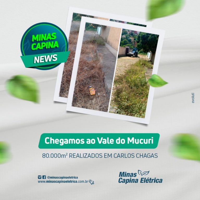 Notícias 45 Vale do Macuri Minas Capina Eletrica 1